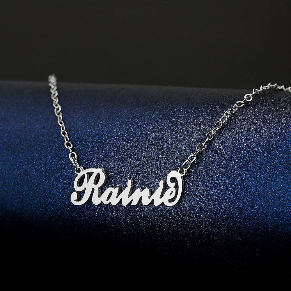 Name Necklace Children's "Carrie" Style Name Necklace, Classical Style