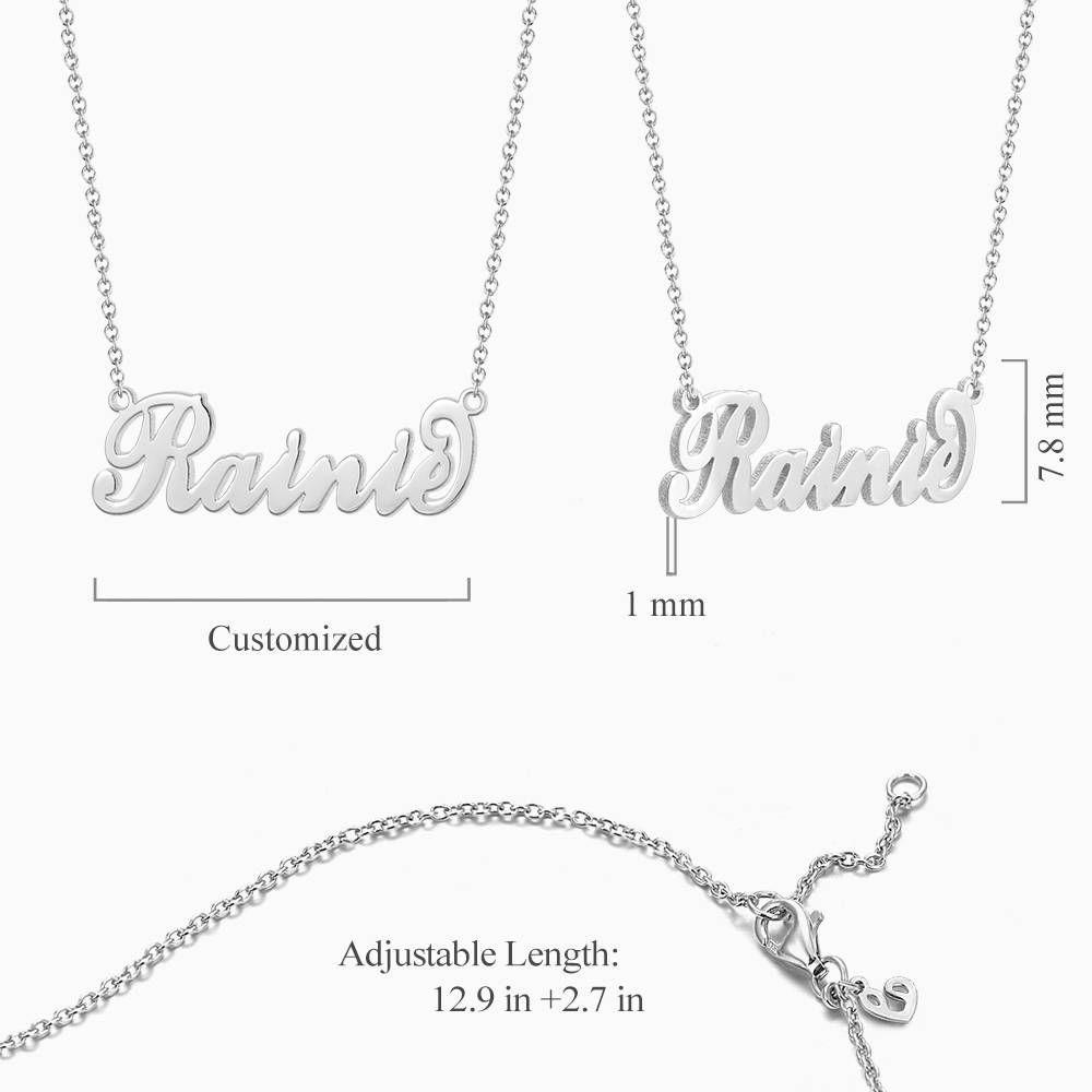 Name Necklace Children's "Carrie" Style Name Necklace, Classical Style