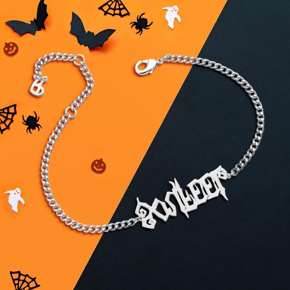 Custom Bracelet Name Bracelet Gifts Special Design Silver