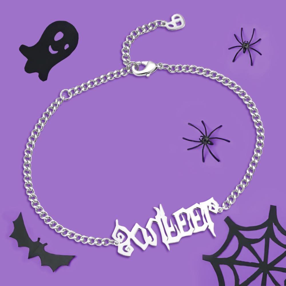 Custom Bracelet Name Bracelet Gifts Special Design 14k Gold Plated