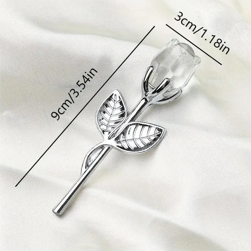 Custom Name Crystal Roses With Gift Box Gift For Her Wedding Present Valentine's Day gift