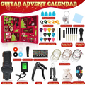 Guitar Picks Advent Calendar Guitar Accessory Set Christmas Countdown Blind Box A Gift for Guitar Lovers