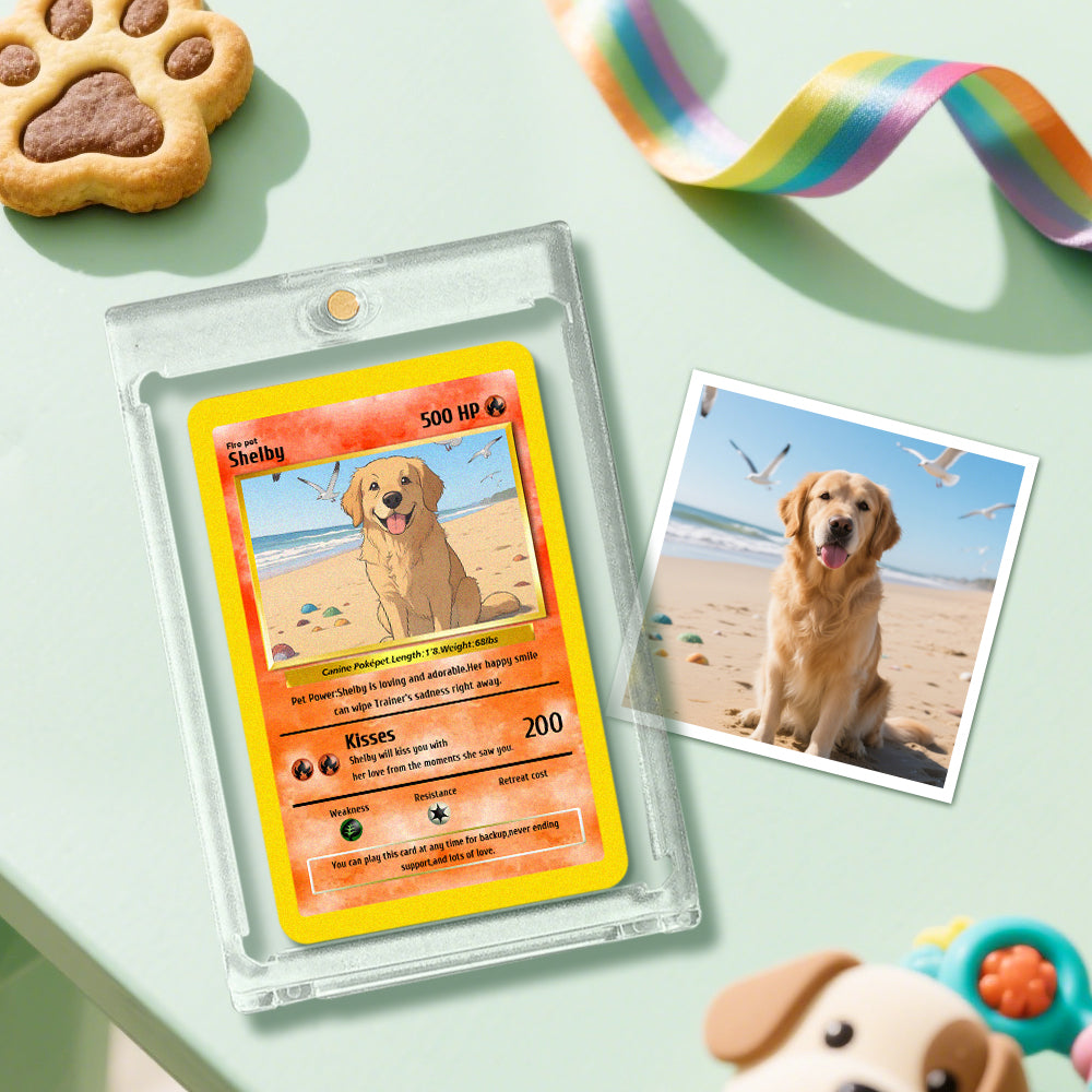 Custom Poke Card, Gift For dad, Father's Day Gift, Custom Poke Present