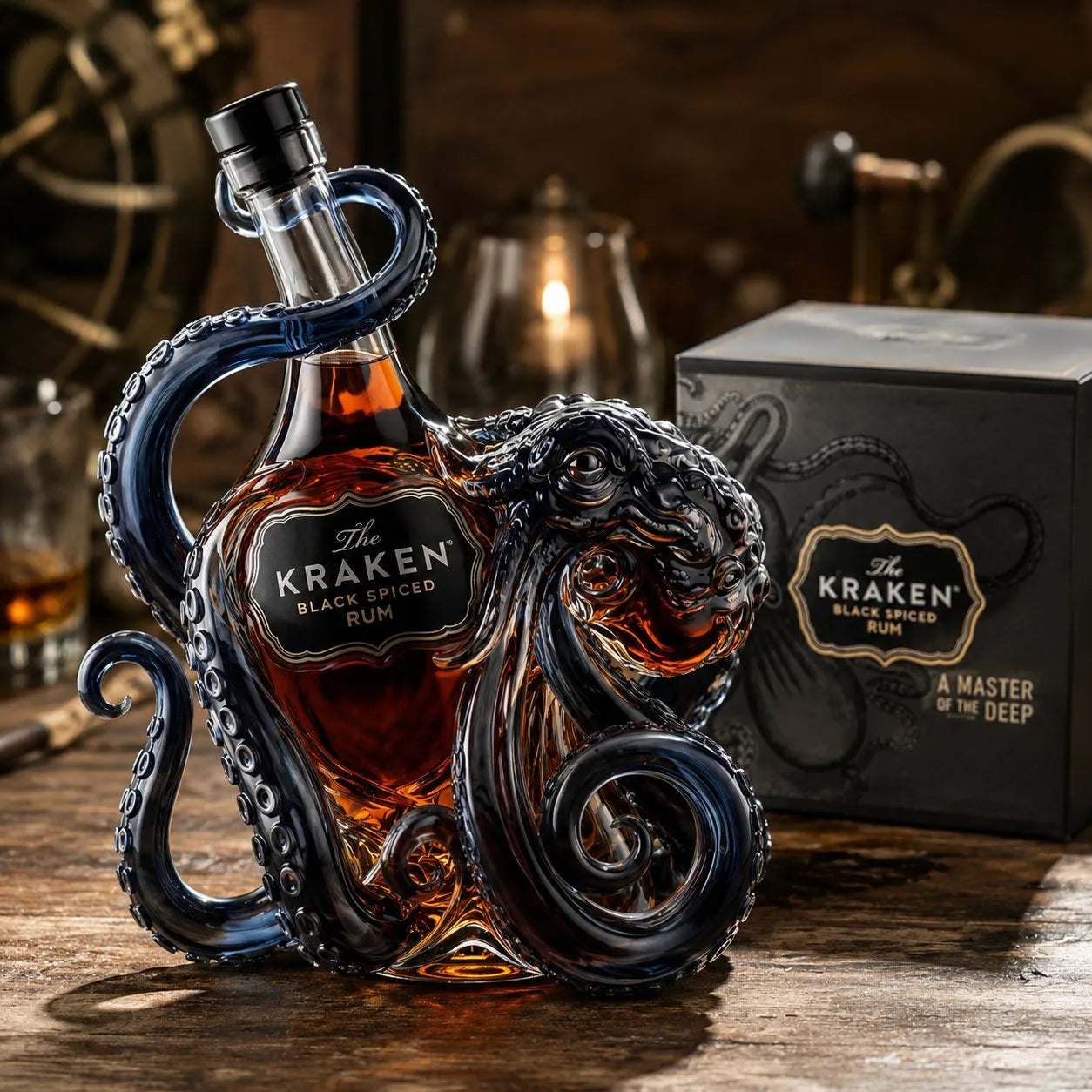 🎁 Vatertag: 49 % Rabatt – The Kraken Rum Edition: 3D-Oktopus-Flasche 🐙🥃 (2 kaufen – versandkostenfrei)