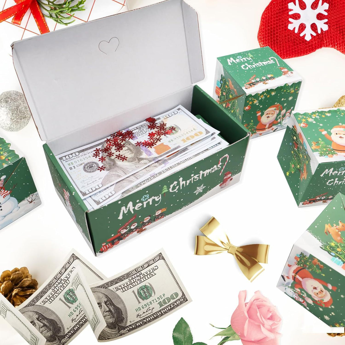 Christmas Surprise Bounce Box Christmas Bounce Box Gift Box Birthday Gift Bouncy Gift Box Christmas Gifts