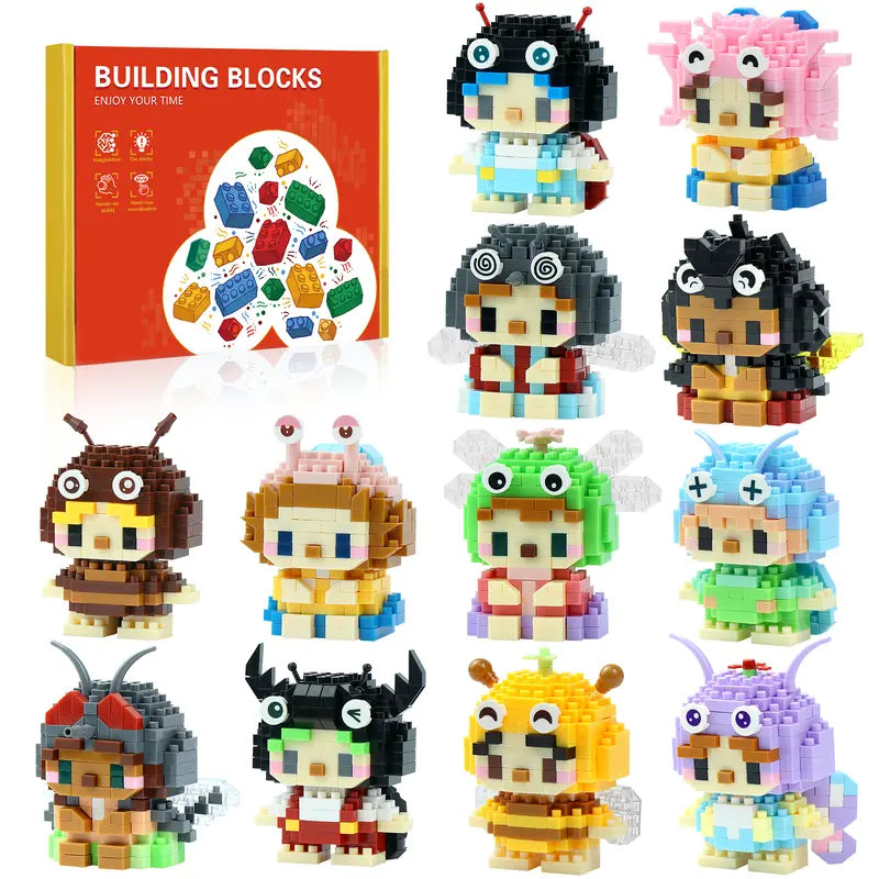 12/24 Days Christmas Advent Calendar Mini Christmas Building Blocks The Best of Creative Gift