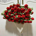Hand-woven Rose Blanket DIY Kit & Ready-Made Gift for Mother's Day Valentine's Day