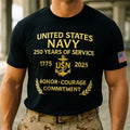 U.S. Navy 250th Anniversary T-shirt