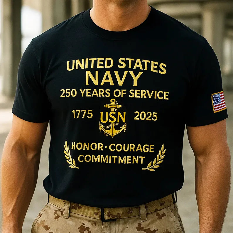 U.S. Navy 250th Anniversary T-shirt