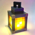 Pixelated Night Light Lantern Chargeable & Bigger- Night Lamp Birthday Gift - Kids Bedroom Decoration - Gamer Room Decor - Christmas Gift