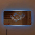 Minute Maid Park Mirror Light Custom Name and Date Personalized Gift for Sport Lover