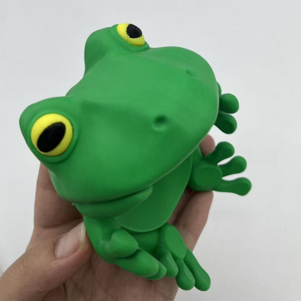 Cute 3D Printed Frog Can Lid Cover Portable Reversible Beverage Can Dustproof Cover Reusable Spill-Proof Cap Fun Soda Can Protector for Standard Cans