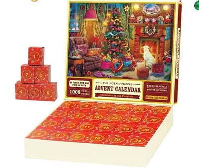 2024 Christmas Puzzle Set Christmas Gift For Family For Kids