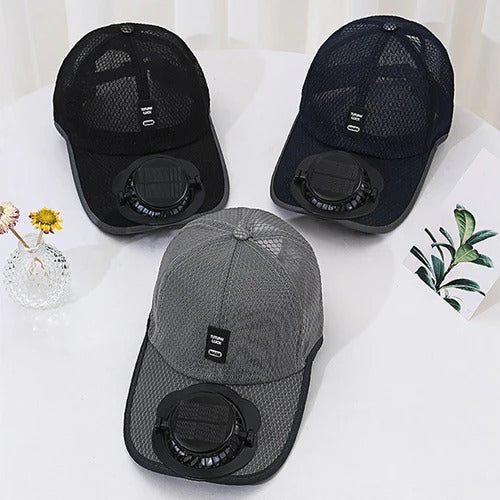 Solar Fan Hat Solar Powered Cooling Cap