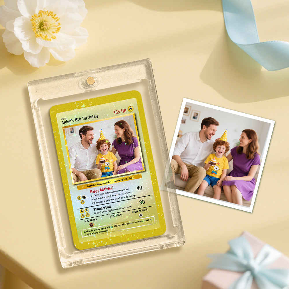 Custom Father's Day Poke Card Custom Poke Card Gift For Dad, Father's Day Gift, Custom Present