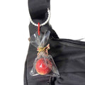 Christmas Apple Keychain Festive Cute Apple Charm Holiday Gift for Friends Couples Christmas Gift