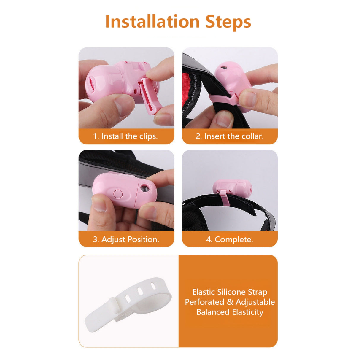 Custom Pet Collar Projector Light Nighttime Anti-Loss Light Dog Social Light Gifts for Pet Lovers (No Collar)