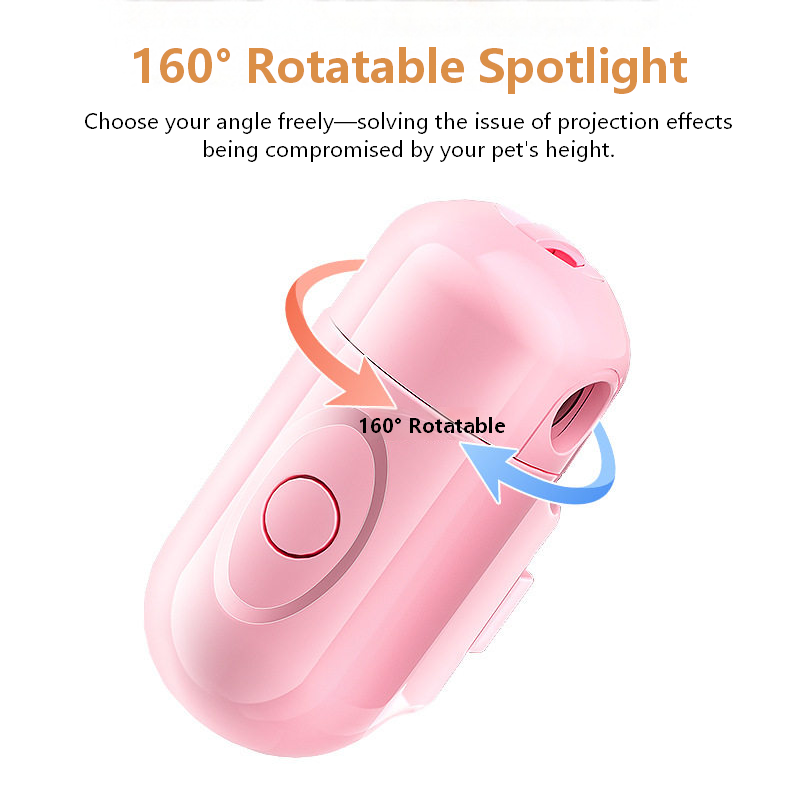 Custom Pet Collar Projector Light Nighttime Anti-Loss Light Dog Social Light Gifts for Pet Lovers (No Collar)