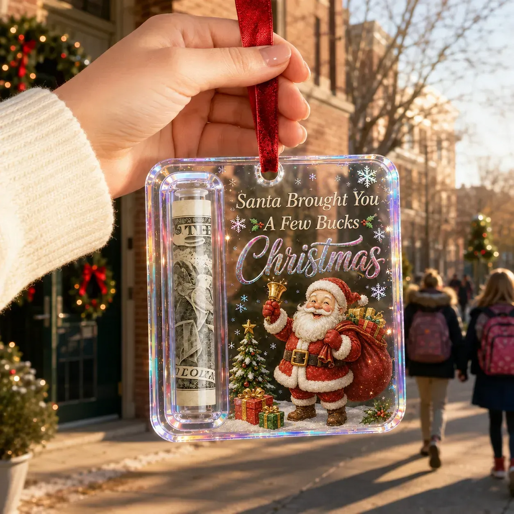 Christmas Cash Gift Ornament- Make Cash Feel Like A Real Christmas Gift