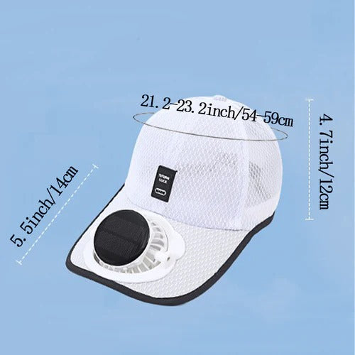 Solar Fan Hat Solar Powered Cooling Cap