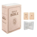 Bible Book Pillow – Book-Shaped Plush Cushion with Flip Pages, Religious Home Decor, Christian Gift & Novelty Pillow