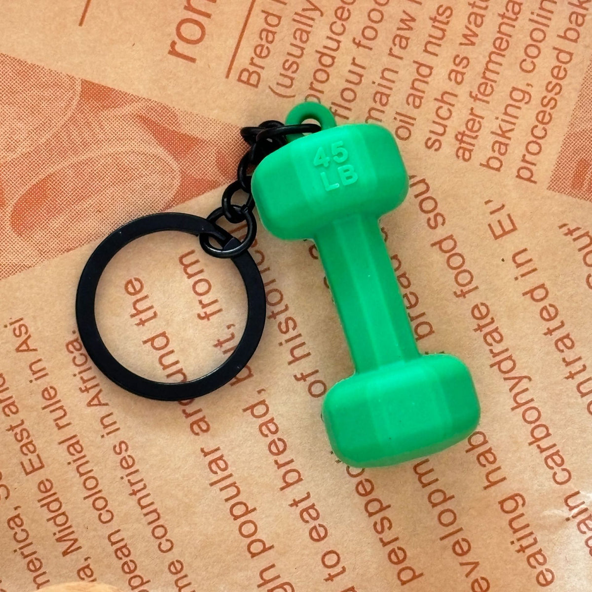 Fitness Equipment Rubber Keychain Accessories Equipment Pendant Mini Barbell/Water Cup/Kettlebell/Weight Plate Backpack Keychain