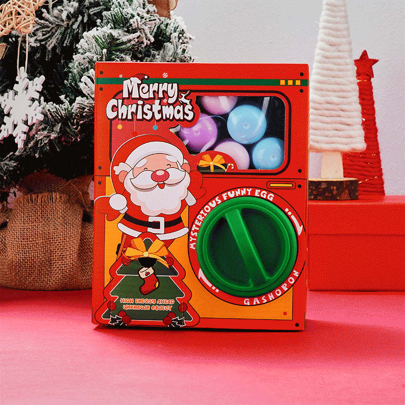 Vending Gashapon Machine Jewelry Advent Calendar Egg Twisting Machine 24 Christmas Charm Surprise Blind Box Christmas Gift