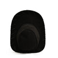 Creative Cowboy Hat Shaped Mini Backpack Vintage Western Style Women Daypack Retro Woven Edge Small Travel Rucksack Casual Aesthetic Shoulder Bag