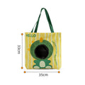 Custom Pet Carrier Sling Bag – Breathable Canvas Crossbody Shoulder Bag for Small Dogs, Cats & Puppies with Safety Strap