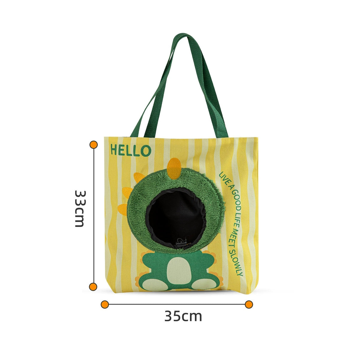 Custom Pet Carrier Sling Bag – Breathable Canvas Crossbody Shoulder Bag for Small Dogs, Cats & Puppies with Safety Strap