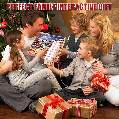 2024 Christmas Puzzle Set Christmas Gift For Family For Kids