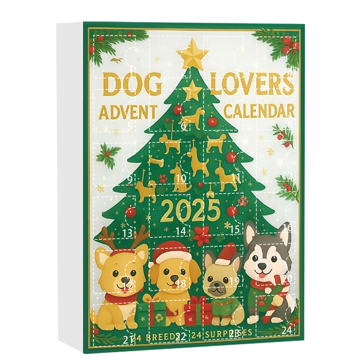 Dog Acrylic Ornament Advent Calendar Christmas Blind Box Christmas Tree Ornaments