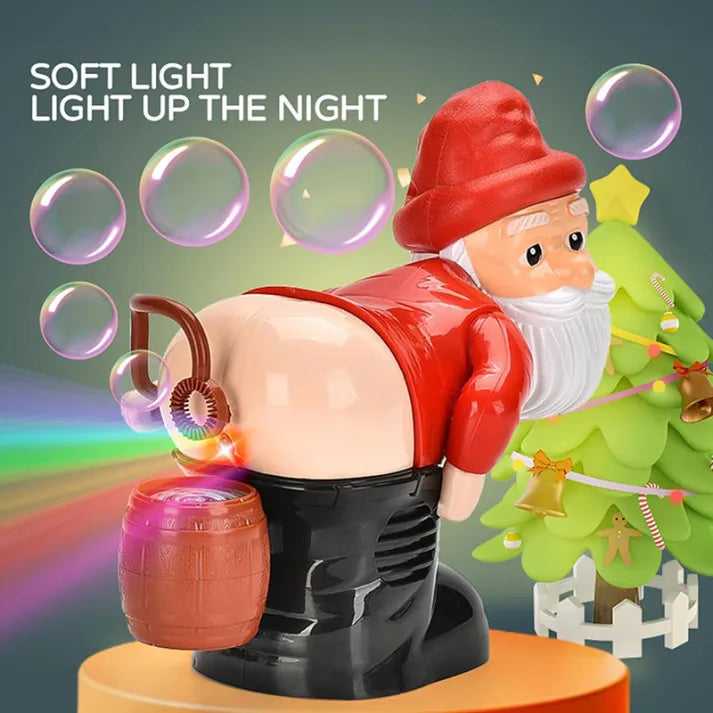Xmas Sales - 50% OFF Funny Santa Bubble Blowing Machine