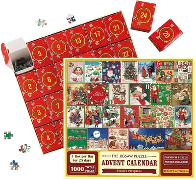 2024 Christmas Puzzle Set Christmas Gift For Family For Kids