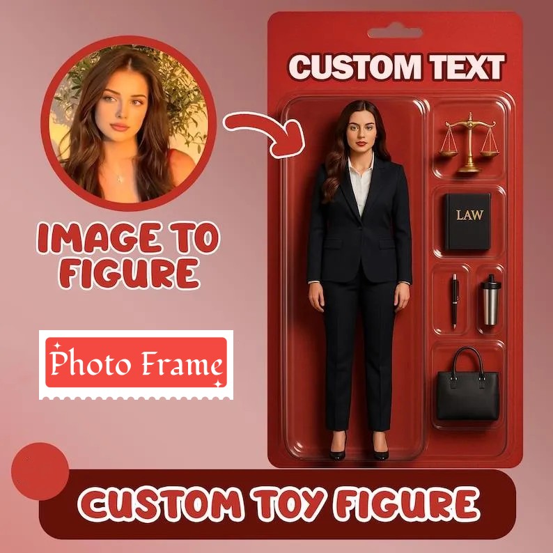 Fully Body Custom Action Figure Portraits | Personalized Toy Box Art | Custom Photo Frame Decorations | The Greatest Man