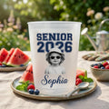 Personalized Senior Custom Vintage Photo Frosted Cup, Class of 2026 Graduation Gift,  Graduation Drinkware, Senior Night Cup