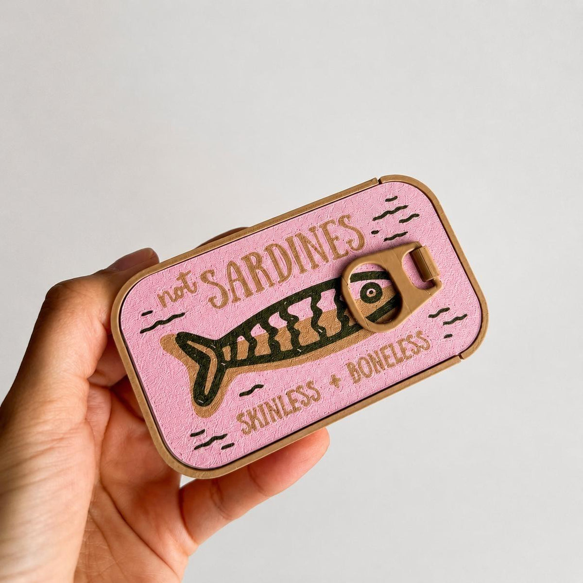 Fish Can Travel Jewelry Box – Cute Portable Jewelry Organizer Case for Rings, Earrings & Necklaces