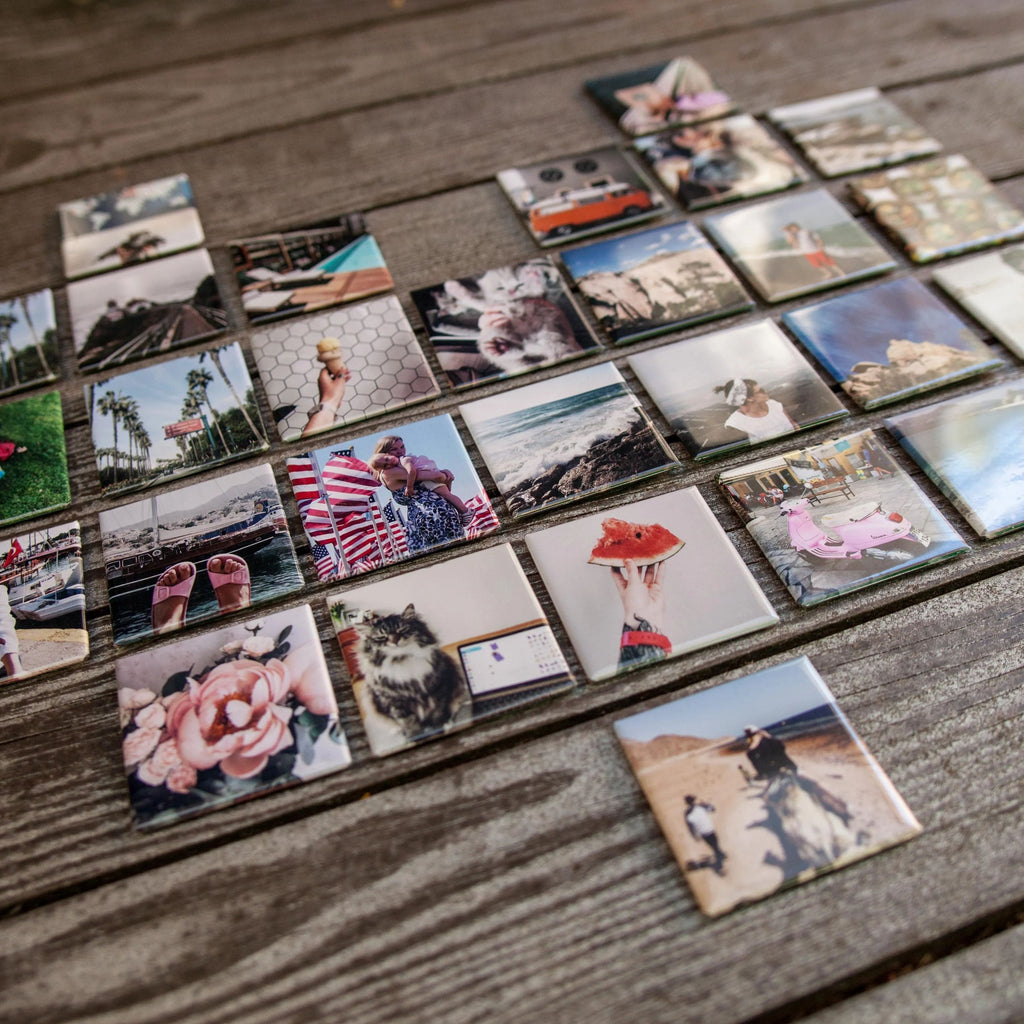 Custom Photo Magnets Set of 9