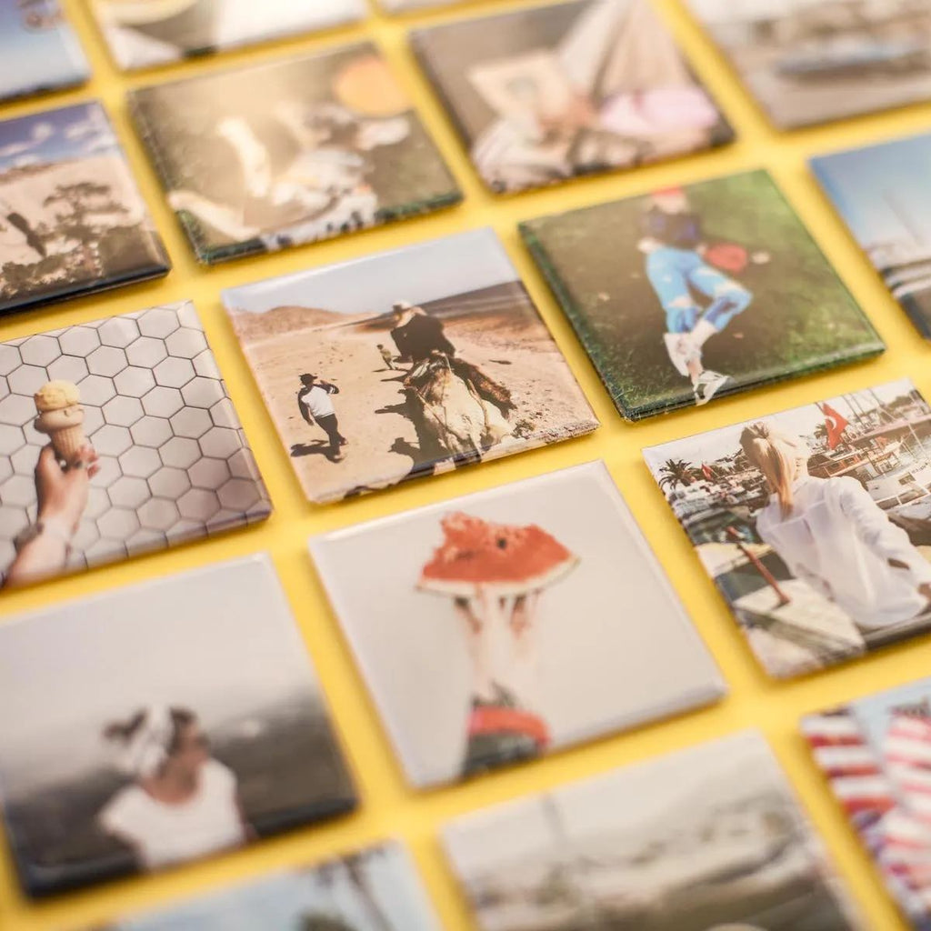 Custom Photo Magnets Set of 9