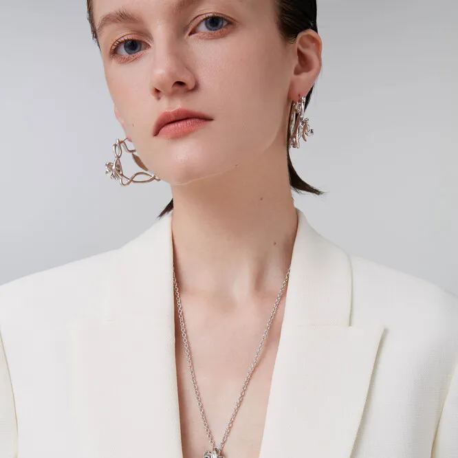 Camellia Collection Branches And Leaves Earrings