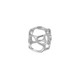 Texture Collection Silver Hollow Ring