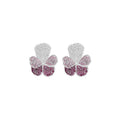 Pansy Collection Flower Shaped Earrings
