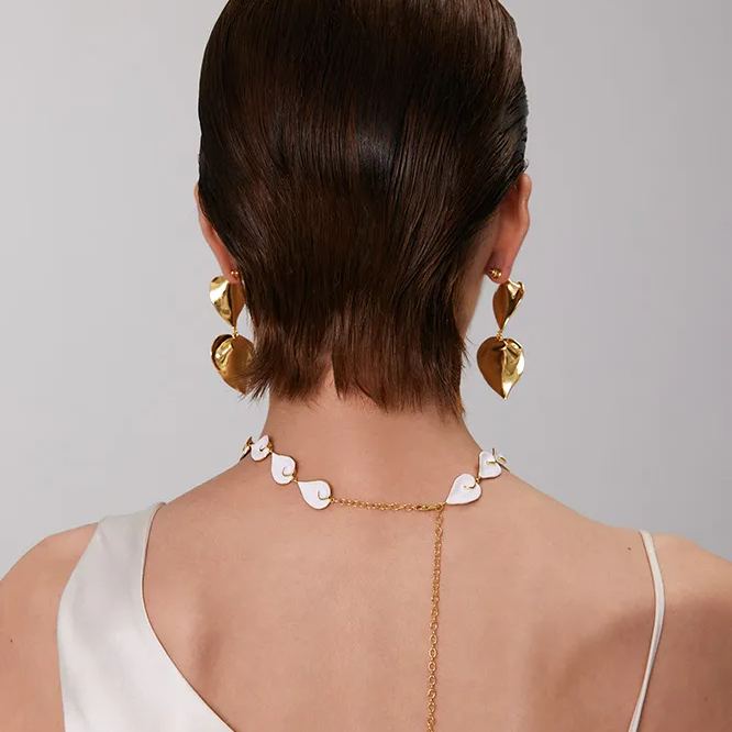 Calla Lily Collection Multi-flower Combination Choker