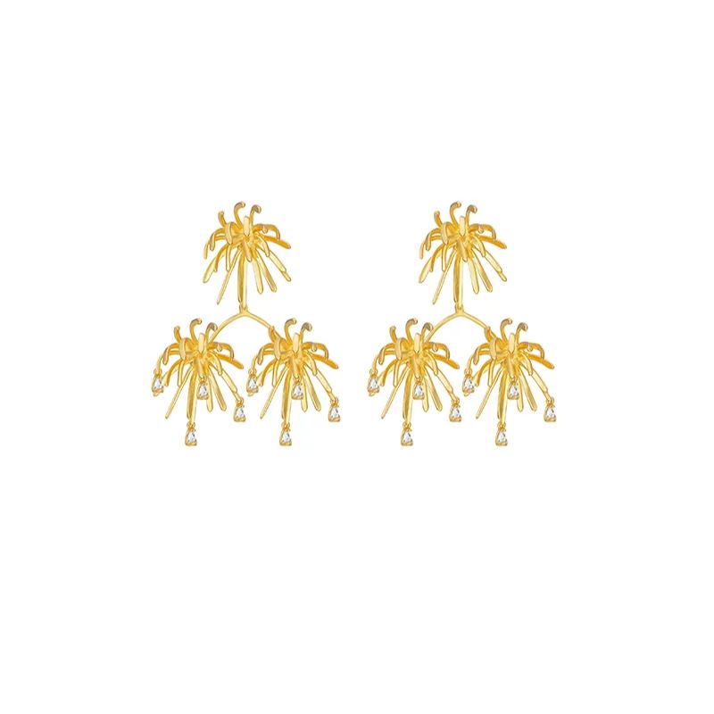 Palms Collection Radial Tassel Earrings