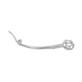 Texture Collection Silver End Of Curve Brooch