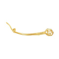Texture Collection Golden End Of Curve Brooch