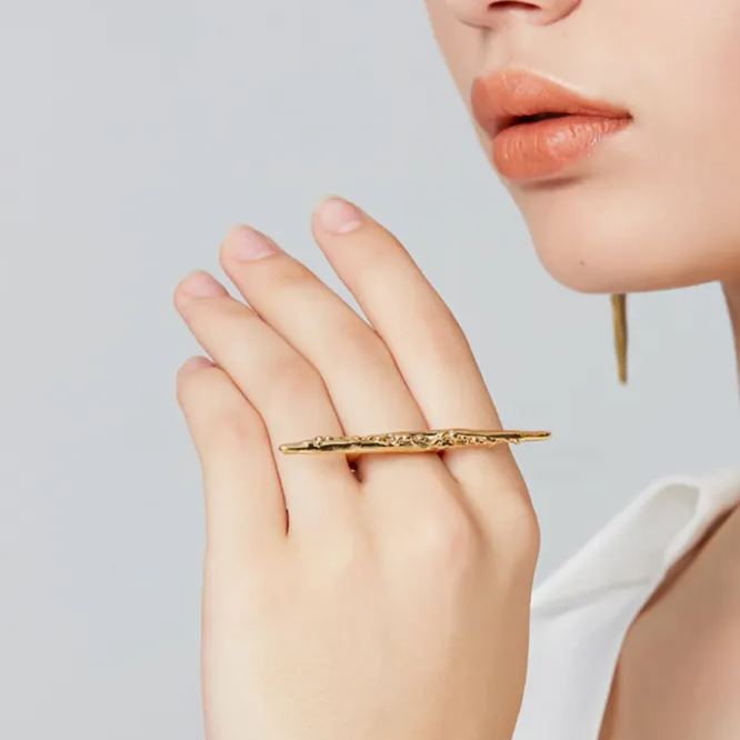 Branches Collection Free Size Open Ring