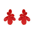 Petals Collection Red Petals Studs Earrings