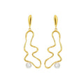 Growth Ring Collection Monocyclic Ring Pearl Earrings