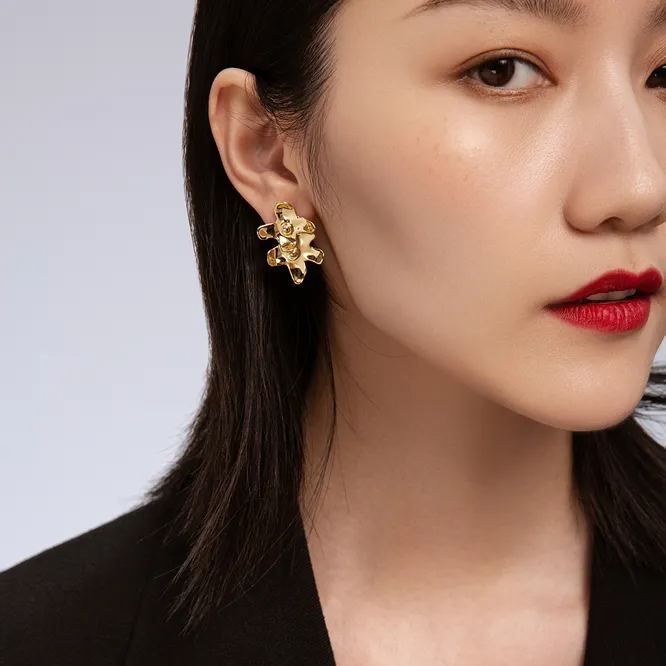 Hydrangea Collection Bifloral Small Earrings
